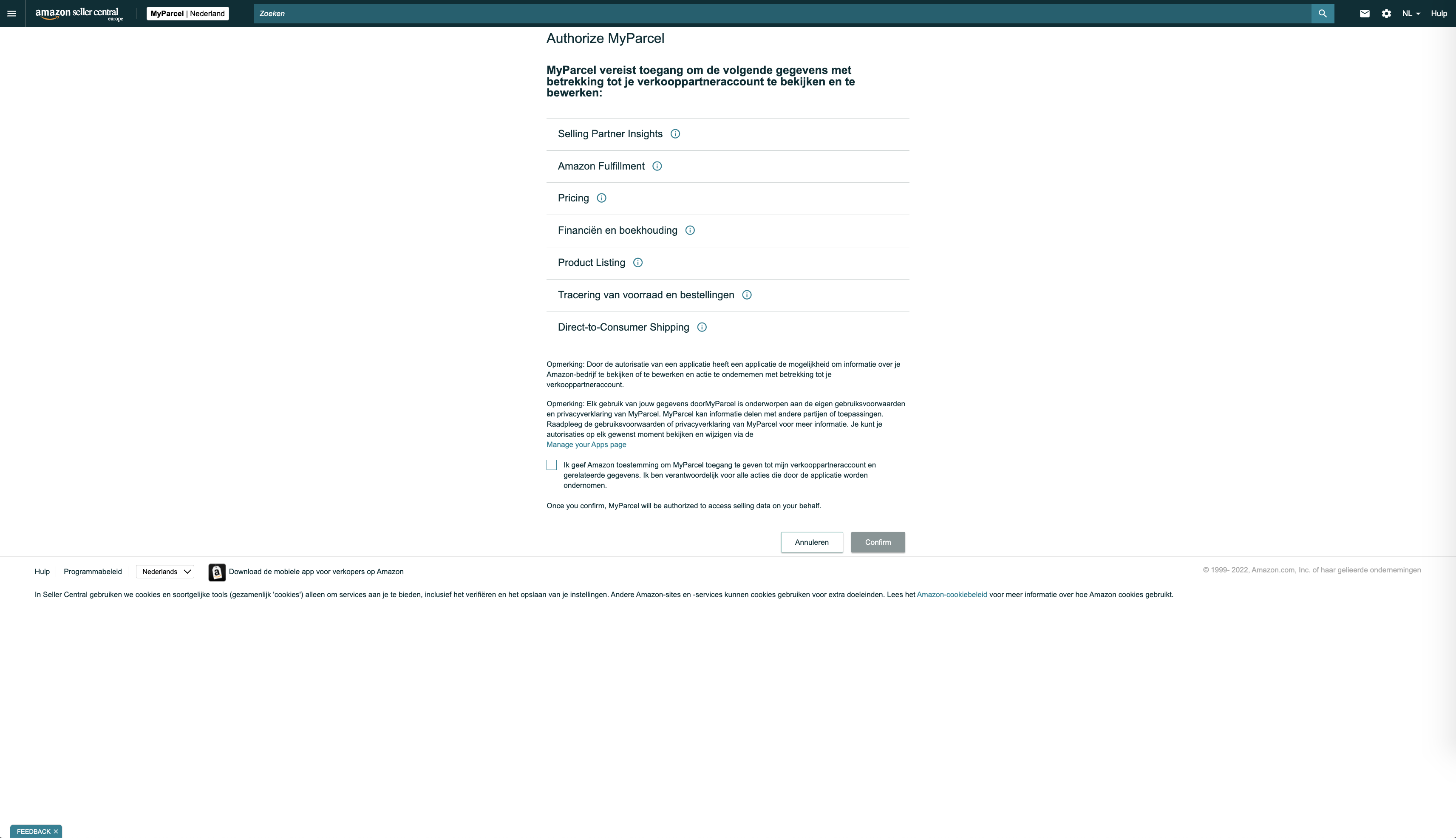 Amazon MyParcel voldoet aan de strikte Amazon Privacy eisen